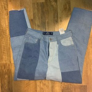Hollister colorblock jeans